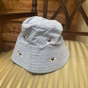 Mud Pie embroidered dog bucket hat sun hat  toddler boys